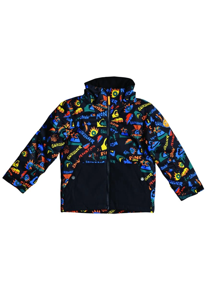 Toddler Little Mission Kids Jacket Quiksilver Toddler Little Mission Kids Jacket -Winter Kids Clothing Store fw2021 quiksilver toddlerlittlemissionkidsjacket trueblackskifun2