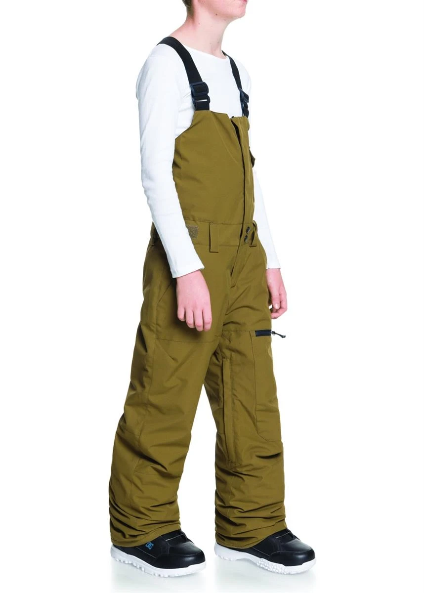 Utility Youth Bib Pant Quiksilver Utility Youth Bib Pant -Winter Kids Clothing Store fw2021 quiksilver utilityyouthbibpant militaryolive2