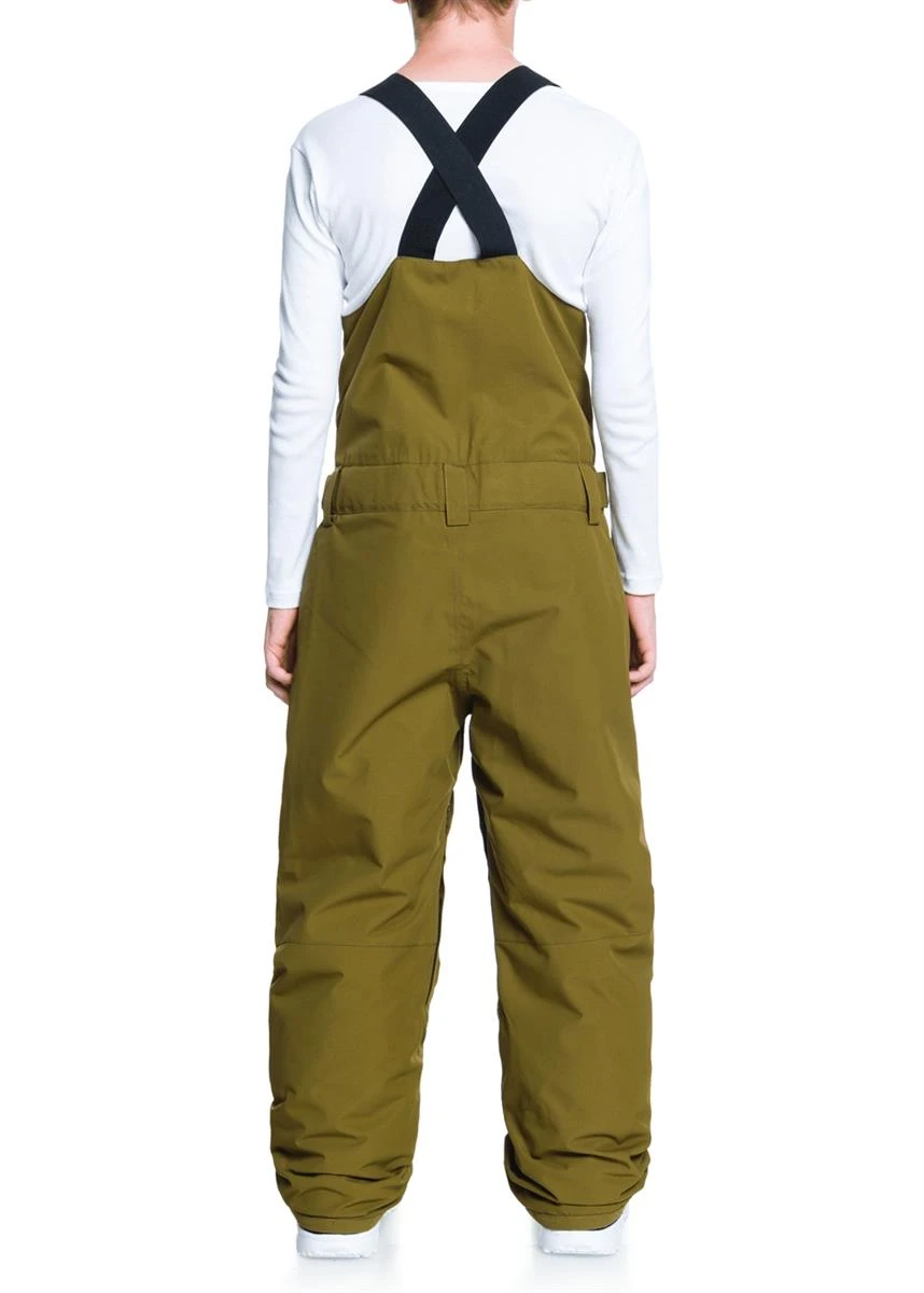 Utility Youth Bib Pant Quiksilver Utility Youth Bib Pant -Winter Kids Clothing Store fw2021 quiksilver utilityyouthbibpant militaryolive3