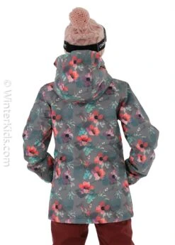 Girls Hawthorne Print Jacket 3 Girls Hawthorne Print Jacket -Winter Kids Clothing Store fw2021 nikita girlshawthorneprintjacket grungefloral modelb