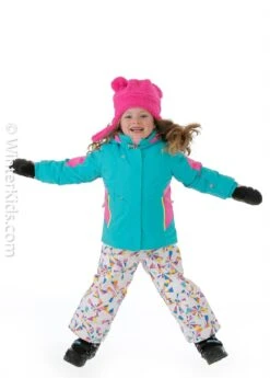 Obermeyer Toddler Girls Harper Jacket -Winter Kids Clothing Store fw2021 obermeyer girlsharperjacket offtropic model f3