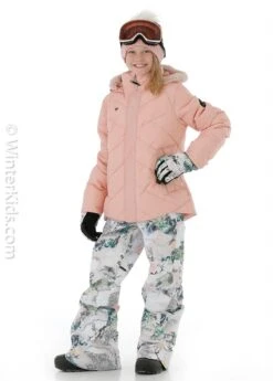 Obermeyer Jr Girls Meghan Jacket -Winter Kids Clothing Store fw2021 obermeyer girlsmeghanjacket cheeky model f2