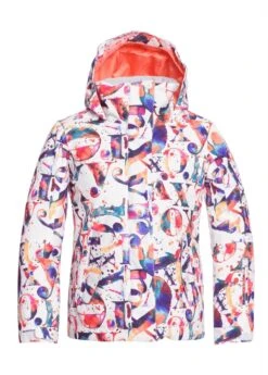 Roxy Jetty Girl Jacket -Winter Kids Clothing Store fw2021 roxy jettygirljacket brightwhitemagiccarpet