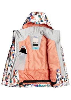 Roxy Jetty Girl Jacket -Winter Kids Clothing Store fw2021 roxy jettygirljacket brightwhitemagiccarpet2