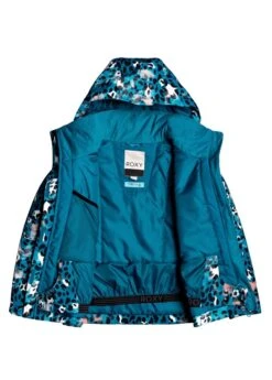Roxy Jetty Girl Jacket -Winter Kids Clothing Store fw2021 roxy jettygirljacket oceandepthsleopard2