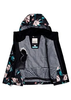 Roxy Jetty Girl Jacket -Winter Kids Clothing Store fw2021 roxy jettygirljacket trueblacktropicalday2