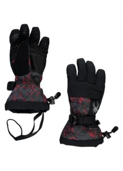 Spyder Boys Overweb Ski Glove 3 Spyder Boys Overweb Ski Glove -Winter Kids Clothing Store fw2021 spyder boysoverwebglove networkprint