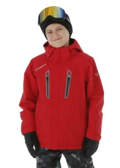 Boys Reign Jacket -Winter Kids Clothing Store fw2021 sunice boysreignjacket merlot model