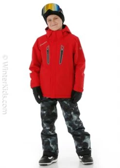 Boys Reign Jacket -Winter Kids Clothing Store fw2021 sunice boysreignjacket merlot modelf