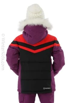 Girl's Sage Jacket -Winter Kids Clothing Store fw2021 sunice girlssagejacket black modelfw2021 sunice girlssagejacket black modeb