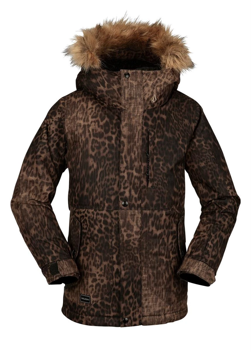Girls So Minty Insulated Jacket Volcom Girls So Minty Insulated Jacket -Winter Kids Clothing Store fw2021 volcom girlssomintyinsulatedjacket leopard