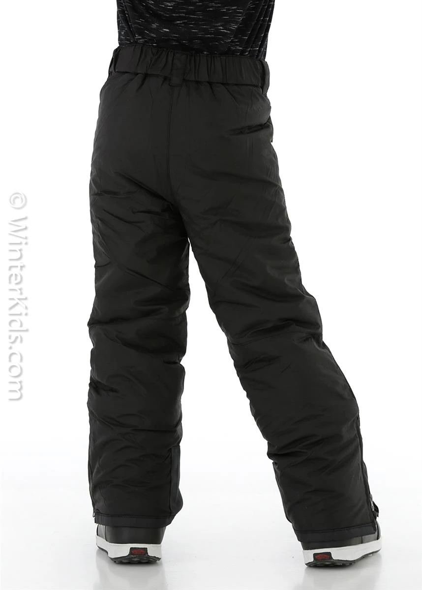 Youth Avalanche Snow Pants Youth Avalanche Snow Pants -Winter Kids Clothing Store fw2021 wintersedge youthavalanchesnowpants black model b