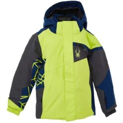 Spyder Mini Challenger Jacket - Boy's -Winter Kids Clothing Store fw21 195084 327 p 1