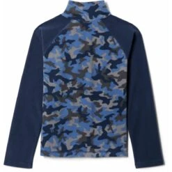 Columbia Glacial III Fleece Printed Half Zip - Boy's -Winter Kids Clothing Store fw22 1800761 452 b