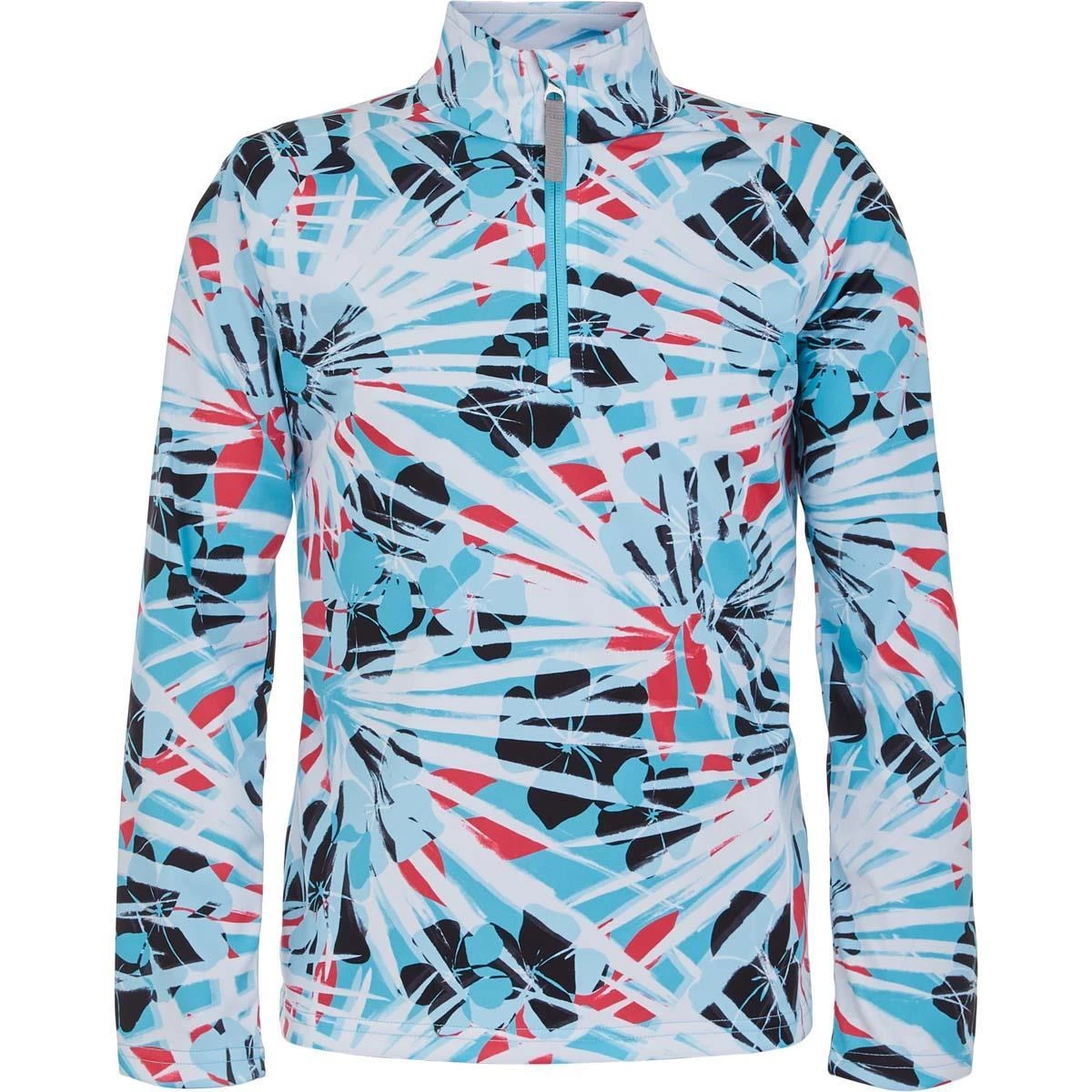 Girls Surface Zip T-Neck Spyder Girls Surface Zip T-Neck -Winter Kids Clothing Store fw22 196052 434 a