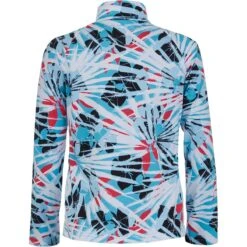 Spyder Girls Surface Zip T-Neck 6 Spyder Girls Surface Zip T-Neck -Winter Kids Clothing Store fw22 196052 434 b