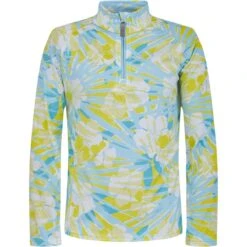 Spyder Girls Surface Zip T-Neck 13 Spyder Girls Surface Zip T-Neck -Winter Kids Clothing Store fw22 196052 734 a