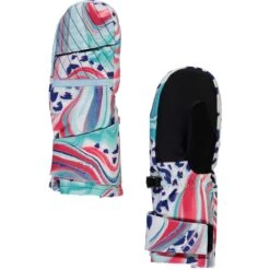 Spyder Toddler Girls Cubby Ski Mitten -Winter Kids Clothing Store fw22 197066 656 a