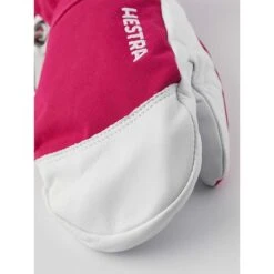 Hestra Army Leather Heli Ski Jr. Mitt -Winter Kids Clothing Store fw22 23 30561 930 2