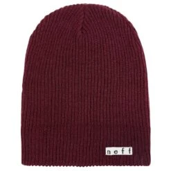 NEFF Daily Beanie -Winter Kids Clothing Store fw22 nef nf00001 maroon