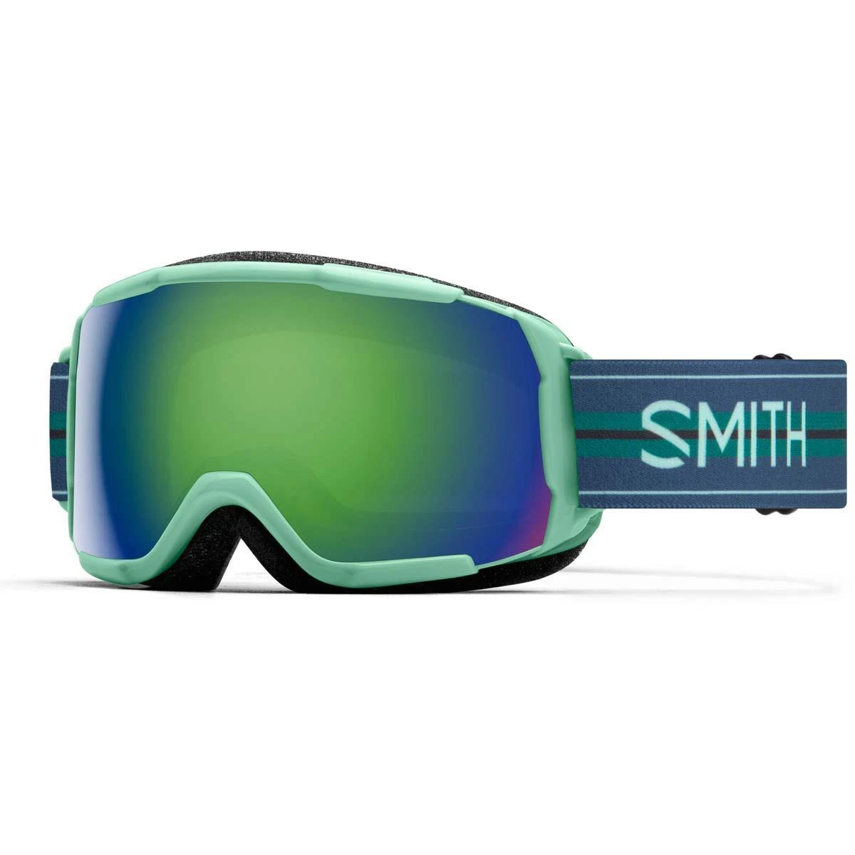 Youth Grom Goggle Smith Youth Grom Goggle -Winter Kids Clothing Store fw22 snowgrom bermuda stripes green sol x mirror m0066604999c5