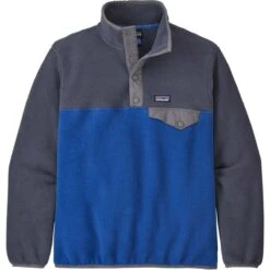 Patagonia Boy's Lightweight Snap-T Pullover -Winter Kids Clothing Store fw22 wbf21 65572 sprb