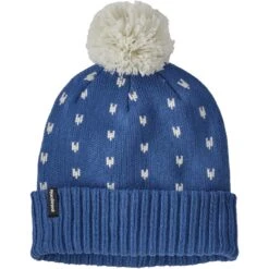 Patagonia Youth Powder Town Beanie -Winter Kids Clothing Store fw22 wbf21 66061 sidb