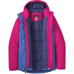 Patagonia Girl's Everyday Ready Jacket -Winter Kids Clothing Store fw22 wbf21 68080 flbl open