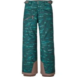 Patagonia Boy's Snowshot Pants -Winter Kids Clothing Store fw22 wbf21 68490 ocdb