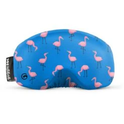 Snow Goggle Cover -Winter Kids Clothing Store fw23 gogglesoc snowgogglecover flamingo