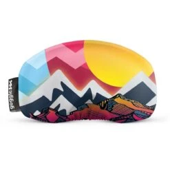 Snow Goggle Cover -Winter Kids Clothing Store fw23 gogglesoc snowgogglecover goldenhour