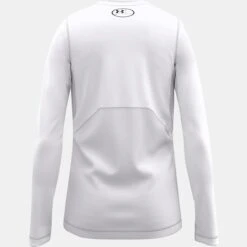 Under Armour Boys ColdGear Armour Baselayer Longsleeve -Winter Kids Clothing Store fw23 und 1366372 wht blk 2