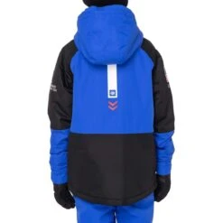 686 Boys Exploration Insulated Jacket -Winter Kids Clothing Store fw23 686 boysexplorationinsulatedjacket electricbluecolorblock 3