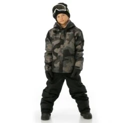 Columbia Boys Bugaboo II 3-in-1 Jacket -Winter Kids Clothing Store fw23 columbia boysbugabooii3in1jacket blackmodcamo model2