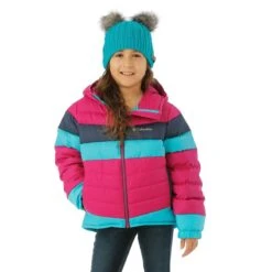 Columbia Girls Tumble Rock Down Hdd Jacket 2 Columbia Girls Tumble Rock Down Hdd Jacket -Winter Kids Clothing Store fw23 columbia girlstumblerockdownjacket fuchsia model1
