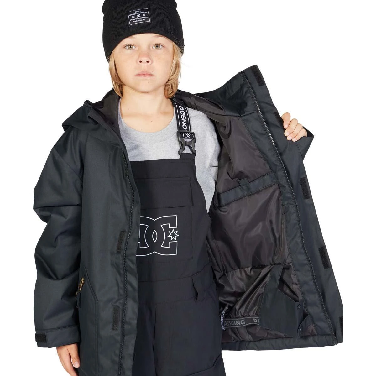Youth Cadet Jacket DC SHOES Youth Cadet Jacket -Winter Kids Clothing Store fw23 dc youthcadetjacket black 4