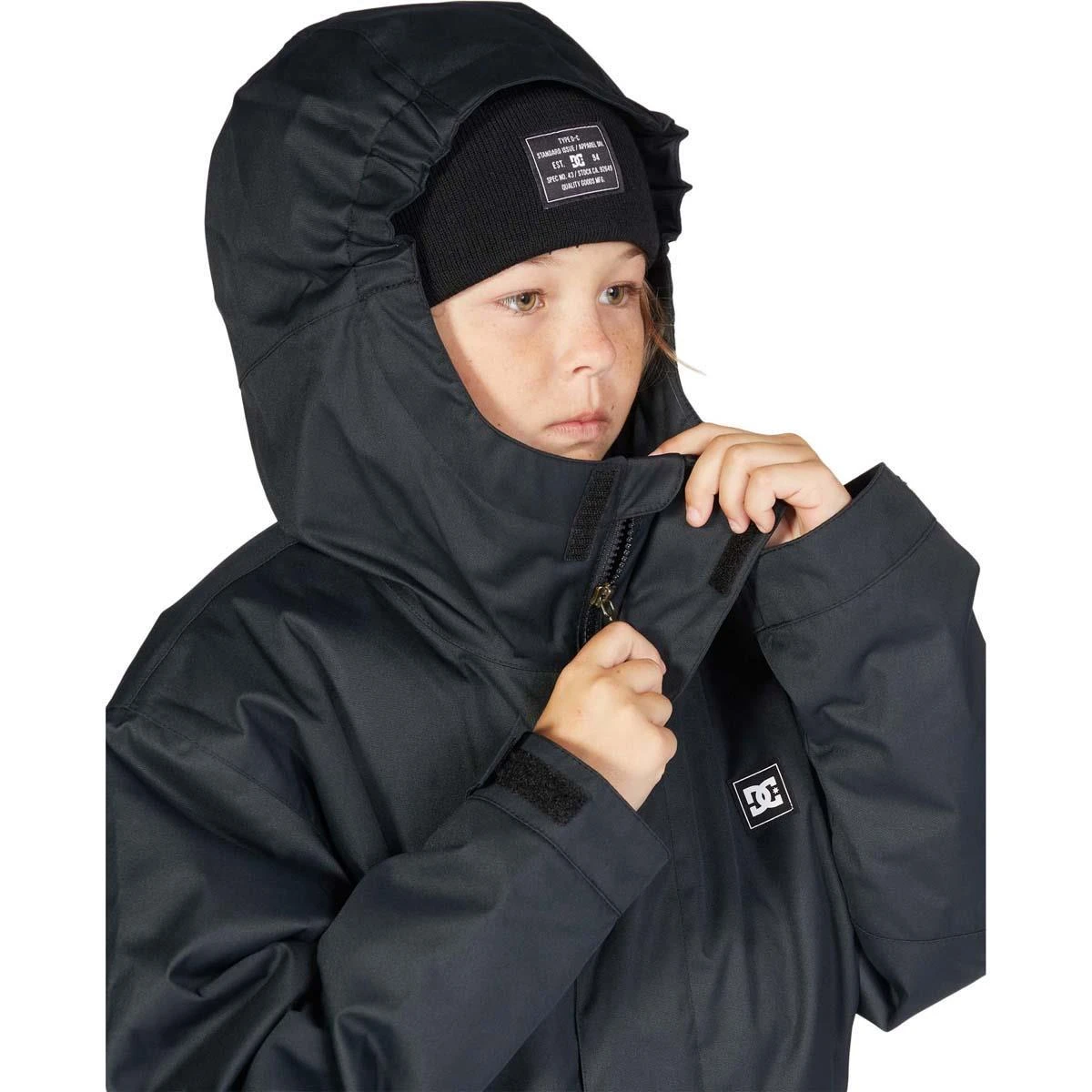Youth Cadet Jacket DC SHOES Youth Cadet Jacket -Winter Kids Clothing Store fw23 dc youthcadetjacket black 6