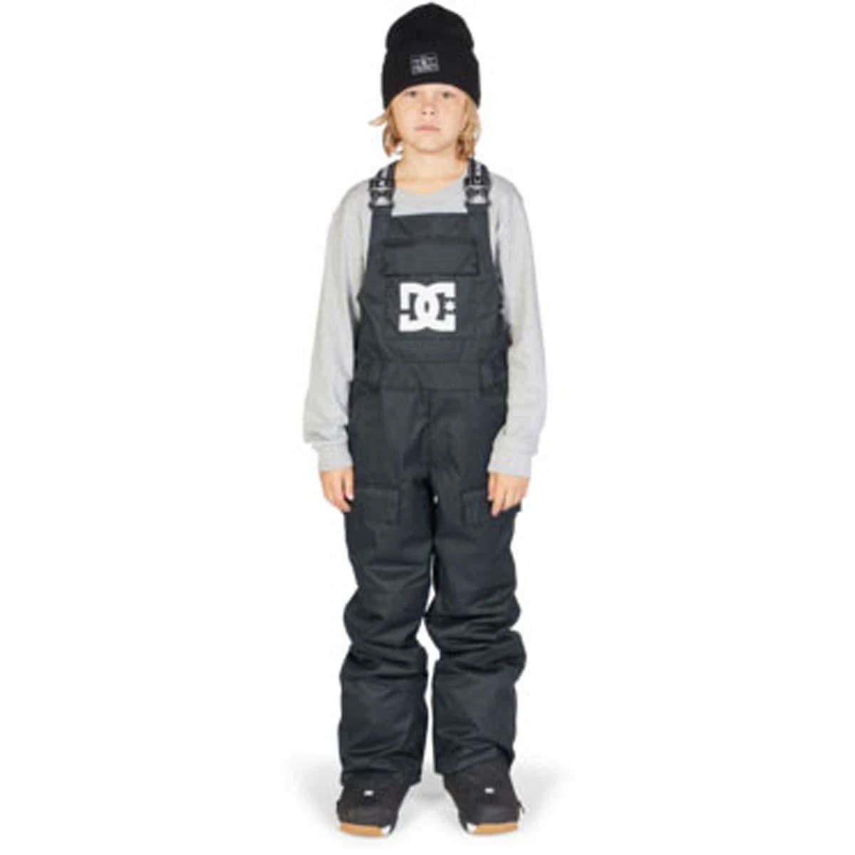 Youth Roadblock Bib DC SHOES Youth Roadblock Bib -Winter Kids Clothing Store fw23 dc youthroadblockbib black 1