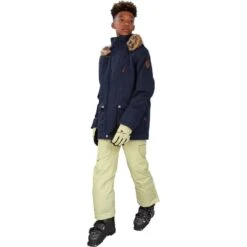 Obermeyer Teen Boys Commuter Jacket W/ Fur -Winter Kids Clothing Store fw23 obermeyer boyscommuterjacketfur admiral 7