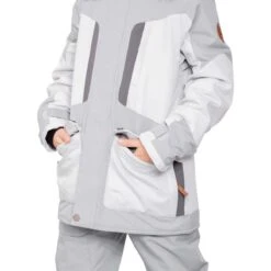 Obermeyer Teen Boys Commuter Jacket W/ Fur -Winter Kids Clothing Store fw23 obermeyer boyscommuterjacketfur shale 3