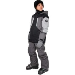 Obermeyer Teen Boys Fleet Jacket -Winter Kids Clothing Store fw23 obermeyer boysfleetjacket black 5