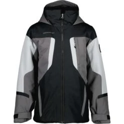 Obermeyer Teen Boys Fleet Jacket -Winter Kids Clothing Store fw23 obermeyer boysfleetjacket black 6