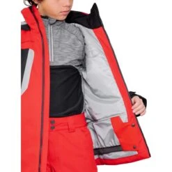 Obermeyer Teen Boys Fleet Jacket -Winter Kids Clothing Store fw23 obermeyer boysfleetjacket brakelight 5