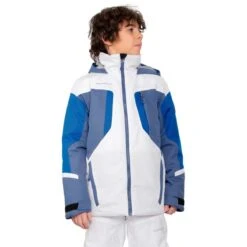 Obermeyer Teen Boys Fleet Jacket -Winter Kids Clothing Store fw23 obermeyer boysfleetjacket white 1