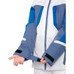 Obermeyer Teen Boys Fleet Jacket -Winter Kids Clothing Store fw23 obermeyer boysfleetjacket white 3