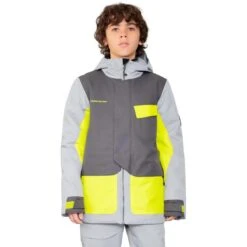 Obermeyer Teen Boys Gage Jacket -Winter Kids Clothing Store fw23 obermeyer boysgagejacket shale 1