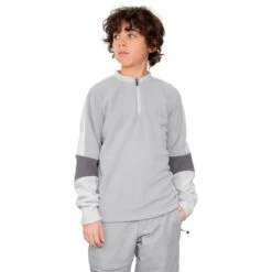 Obermeyer Teen Boys Hunter Flc Top -Winter Kids Clothing Store fw23 obermeyer boyshunterflctop shale 1