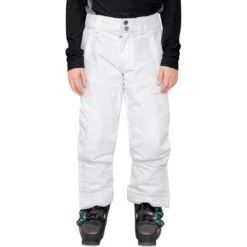 Obermeyer Teen Boys Parker Pant -Winter Kids Clothing Store fw23 obermeyer boysparkerpant white 1