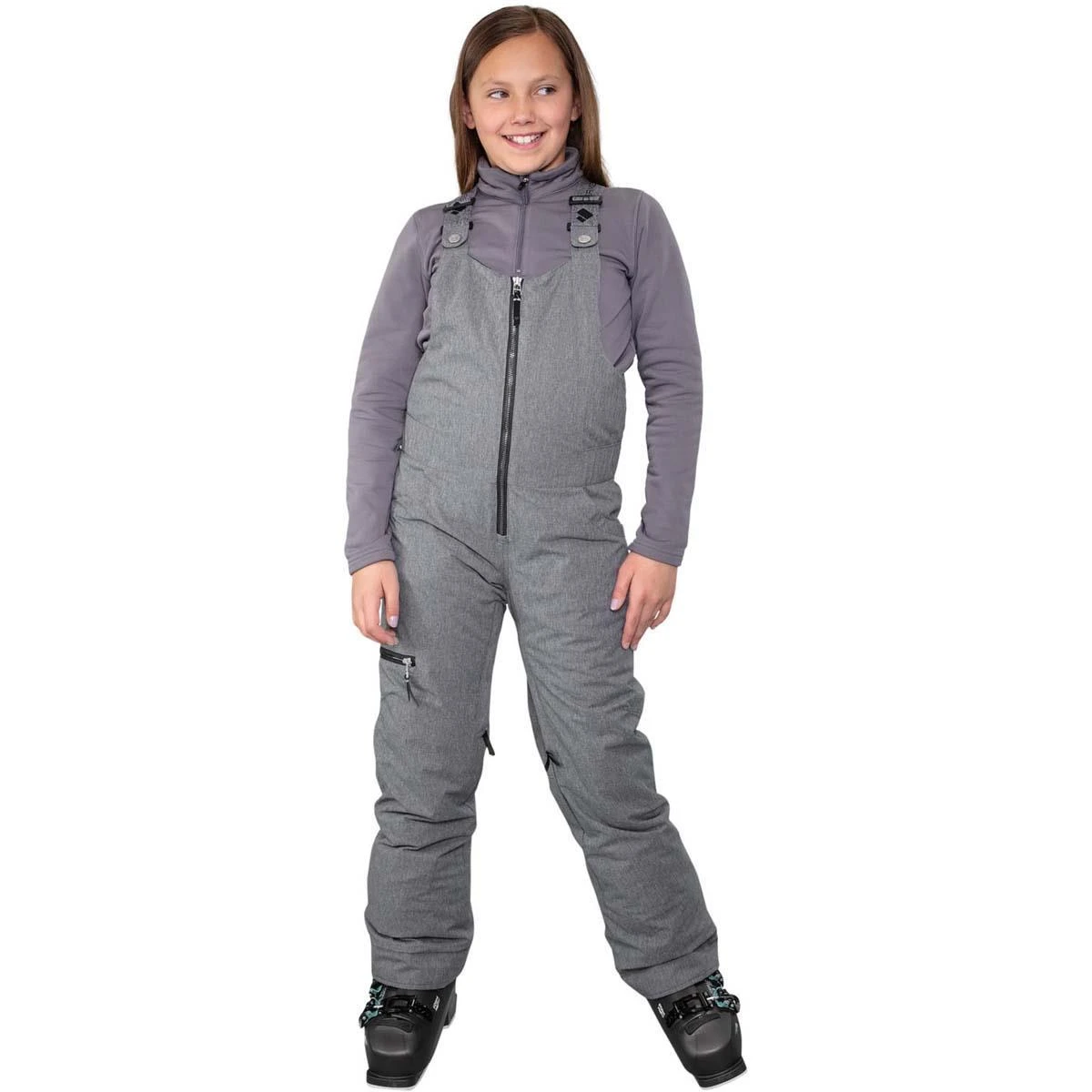 Teen Girls Anya Bib Pant Obermeyer Teen Girls Anya Bib Pant -Winter Kids Clothing Store fw23 obermeyer girlsanyabibpant knightblack 1