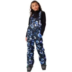 Obermeyer Teen Girls Anya Bib Pant 12 Obermeyer Teen Girls Anya Bib Pant -Winter Kids Clothing Store fw23 obermeyer girlsanyabibpant nightlife 1